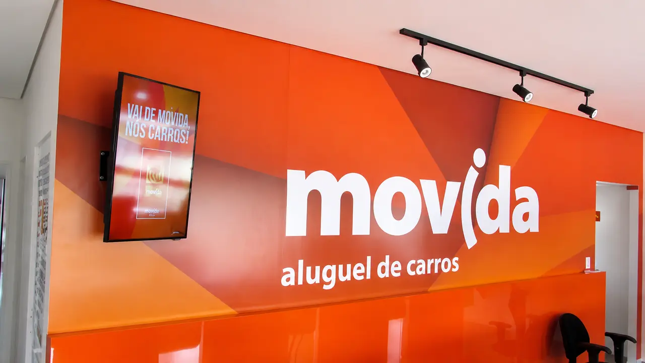 Parede adesivada laranja